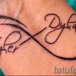 név tetoválás a csuklón - fotó példa a kész tetoválásra a 06032016 -ból 7