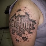 tetoválás arthur névvel 1