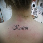 tetoválás Katya névvel 1