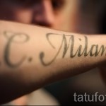 milana név tetoválás 1