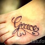 tetoválás a gyermek nevével - fényképes példa egy kész tetoválásra 06032016 -ból 1