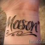 nom tatouage sur le poignet - példakép a du tatouage fini sur 06032016 1