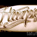 nommer tatouage lettrage - példa fotó a tatouage fini sur 06032016 1