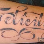 tetoválás betűnevek - Fotó példa a kész tetoválásra a 06032016 -on 1