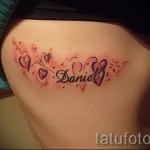tetoválja a lány nevét - Fotó példa a kész tetoválásra a 06032016 -on 1