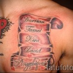 tetoválja a férfiak nevét - Fotó példa a kész tetoválásra a 06032016 -on 1