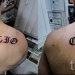 Tattoo -Namen in English - Foto Beispiel des fertigen Tätowierung auf 06032016 1