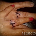 név az ujjak tetoválásán - fotó példa egy kész tetoválásra 06032016 10