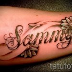 tetováló nevek férfiaknak - fotó példa a kész tetoválásra 06032016 -ból 1