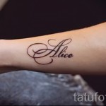 tetoválás neve Alice 1