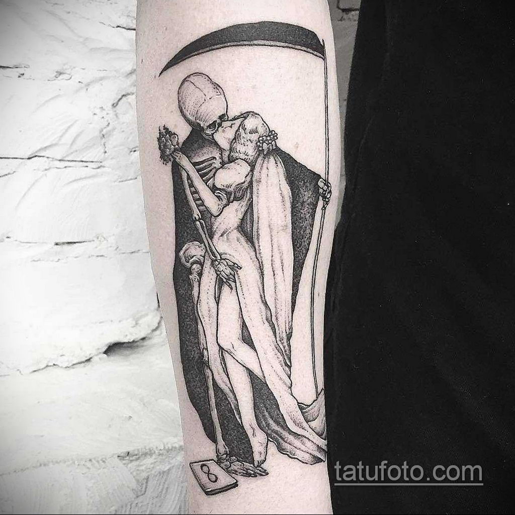 Zdjęcie tatuażu z pocałunkiem 05.07.2021 №213 - pocałunek tatuażu -