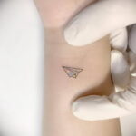 Zdjęcie tatuażu samolotu 07/06/2021 №448 - tatuaż samolotu -