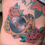 Tatuaż na płycie winylowej 26.10.2020 №113 -tatuaż na płycie winylowej-