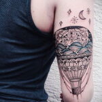 Fotó ballon tetoválásról 05.07.2021 №441 - ballon tetoválás -