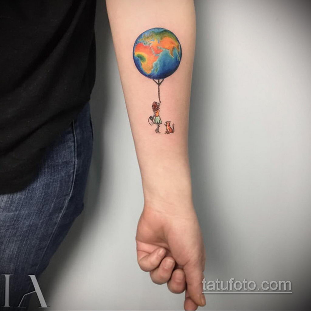 Fotó ballon tetoválásról 07.05.2021 №429 - ballon tetoválás -
