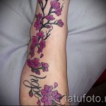 cseresznye tetoválás a lábán - Fotó példa a 12122015 számra 1