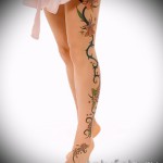 cseresznye tetoválás a lábán - Fotó példa a 12122015 számra 3