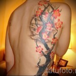 Sakura tetoválás a pengén - Fotó példa a 12122015 számra 2