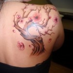 Sakura tetoválás a pengén - Fotó példa a 12122015 számra 3