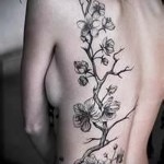 tetoválás fehér sakura - fotó példa 12122015 -ből 3. sz