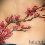 sakura ág tetoválás - fotó példa 12122015 4. szám