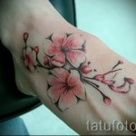 sakura ág tetoválás - fotó példa 12122015 6. szám