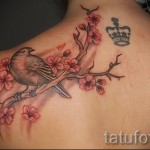 sakura fa tetoválás - fotó példa 12122015 4. szám