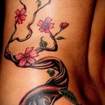 sakura fa tetoválás - fotó példa 12122015 7. szám