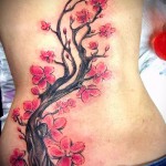 sakura fa tetoválás - fotó példa 12122015 9. szám