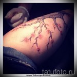 sakura tetoválás a lábán - fotó példa 12122015 9. szám