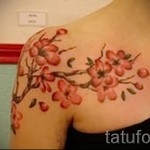 sakura tetoválás a vállán - fotó példa 12122015 # 3