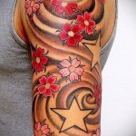 sakura tetoválás a kezén - fotó példa 12122015 6. szám