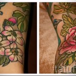 sakura tetoválás a kezén - fotó példa 12122015 10. sz