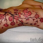 sakura virág tetoválás - fotó példa 12122015 4. szám