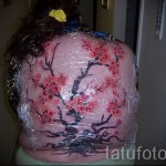 Japán Sakura tetoválás - Fotó példa a 12122015 számra 1