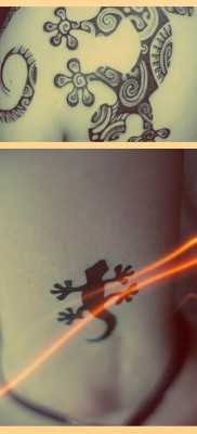 Mit jelent a szalamandra tetoválás - példák a fotón