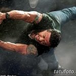 صورة وشم سيلفستر ستالون بتاريخ 27/7/2017 برقم 016 - سيلفستر ستالون Tattoo_tatufoto