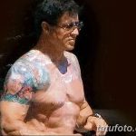 صورة وشم سيلفستر ستالون بتاريخ 27/7/2017 برقم 034 - سيلفستر ستالون Tattoo_tatufoto