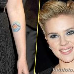 снимка Татуировка Скарлет Йохансон от 10.11.2017 г. №003 - Скарлет Йохансон Тату -