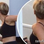 снимка Татуировка Скарлет Йохансон от 10.11.2017 г. №010 - Скарлет Йохансон Тату - 2362341