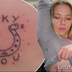 снимка Татуировка Скарлет Йохансон от 10.11.2017 г. №016 - Скарлет Йохансон Тату - 372342672