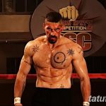 снимка Татуировка на Скот Адкинс (Юрий Бойко) от 27.08.2017 г. №006 - Шотландска татуировка Adkins