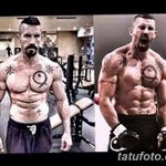 снимка Татуировка на Скот Адкинс (Юрий Бойко) от 27.08.2017 г. No 036 - Шотландска татуировка Adkins