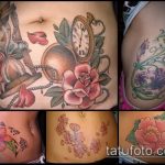 Фото татуировка, скриваща стрии (татуировка) (стойност) - примерна рисунка - 003