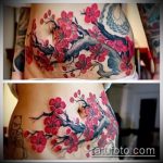 Фото татуировка, скриваща стрии (татуировка) (стойност) - примерна рисунка - 008