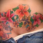 Фото татуировка, скриваща стрии (татуировка) (стойност) - примерна рисунка - 011