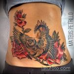 Фото татуировка, скриваща стрии (татуировка) (стойност) - примерна рисунка - 013