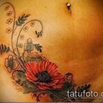 Фото татуировка, скриваща стрии (татуировка) (стойност) - примерна рисунка - 015