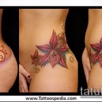 Фото татуировка, скриваща стрии (татуировка) (стойност) - примерна рисунка - 022