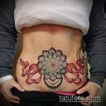 Фото татуировка, скриваща стрии (татуировка) (стойност) - примерна рисунка - 028